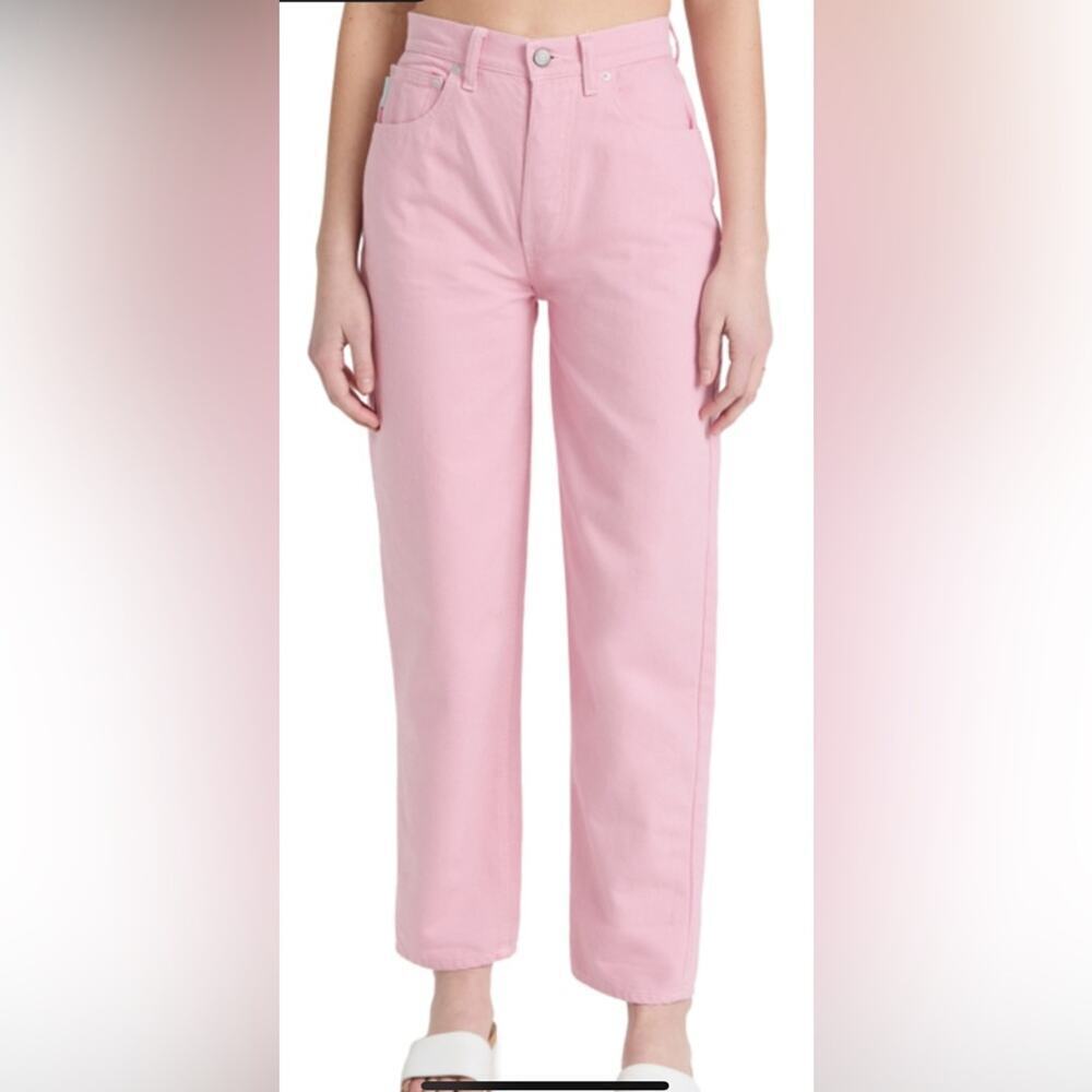 Boyish Pink Cody High Rise Tapered Jeans Size 26 NWOT